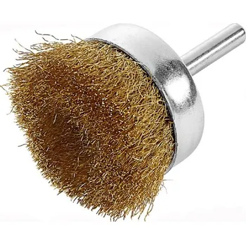 Příslušenství k brusce MAGG Kartáč hrnkový pr.50, vlnitý drát B 0,3 mosaz