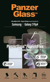 PanzerGlass Ultra-Wide Fit ochranné sklo + fólie pro Samsung Galaxy Z Flip 4 