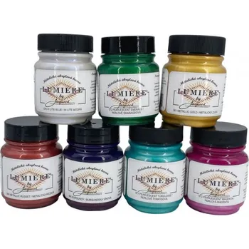 Vodová barva Jacquard Metalické Barvy Lumiere