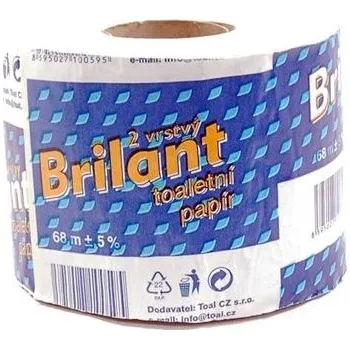 Toaletní papíry Brilant /Econom toaletní papír 1000 útržků 2vrstvý