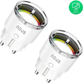 spínaný zdroj Smart sada zásuvek NOUS A1/2pack WiFi Tuya