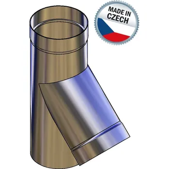 Komín Sopouch Ø 130 mm - 45°