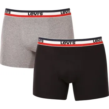 Sada pánského spodního prádla 2PACK pánské boxerky Levis vícebarevné (905005001 004) XXL 905005001 004 Možnost vrácení zboží ZDARMA do 120 dnů!