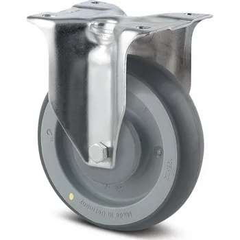 Pojezdové kolečko Alpha TENTE Kolečko antistatické 100mm, pevné, plotýnka, 3478XSP100P62