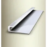 Ukončovací profil pro krytiny do 7 mm (šroubovací) | Küberit 803 Im. nerezu F2