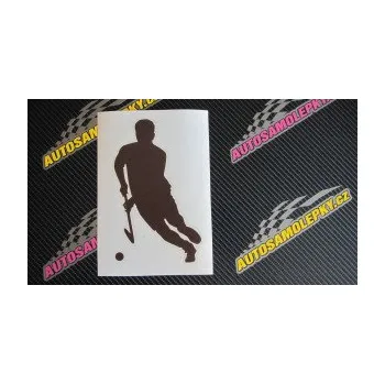 Samolepicí dekorace na vozidlo Florbal 003 levá (17 - šedá) SAMOLEPKA NA AUTO, NÁLEPKA, FÓLIE, POLEP, TUNING, VLASTNÍ TEXT, TISK, AUTOSAMOLEPKY.cz, POLEPY, OBRÁZEK, LOGO, 3D STICKERS
