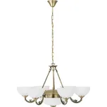 Eglo 82749 SAVOY - Zámecký závěsný lustr Eglo 82747 SAVOY - Závěsný rustikální lustr na řetězu Ø 74cm (Zámecké svítidlo v rustikálním stylu)