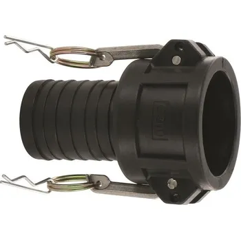 Zahradní hadice KAMLOK PP TRN C - rychlospojka DN 20, had. trn 19 mm, 8,5 Bar, otvor čepu 32,0 mm