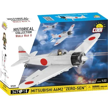 Stavebnice COBI COBI World War II 5729 Mitsubishi A6M2 Zero-Sen
