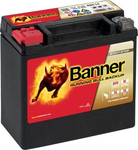 Banner Running Bull BACKUP 12V, 12Ah, 200A, 51400