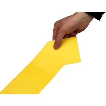 Výstražná páska Rohy 45° - PŘÍSLUŠENSTVÍ K LAMINOVANÝM PÁSKÁM - Zelená / 100 mm