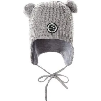 Čepice Huppa Mila šedá 39-41 cm