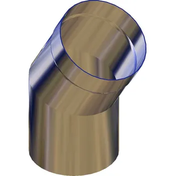 Kouřovod Koleno Ø 160 mm – 30°