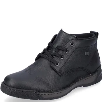 Pánská zimní obuv PÁNSKÉ KOTNÍKOVÉ BOTY RIEKER B0347-00 ČERNÁ Barva: Černá, Velikost: 44