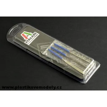 3 pcs mini diamond file set - 100mm 50820 - sada pilníků