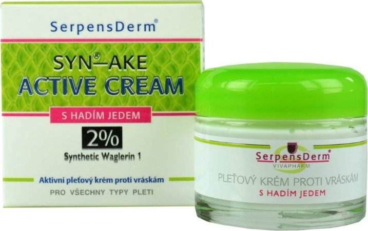 VIVACO PLEŤOVÝ KRÉM PROTI VRÁSKÁM S HADÍM JEDEM SERPENS DERM 50ML