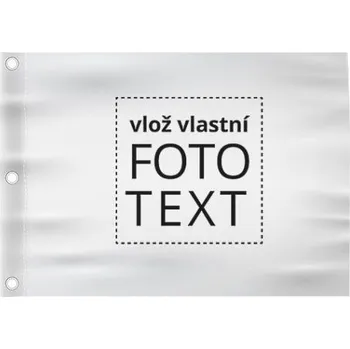 Vlajka Vlajka velká s oky s vlastním potiskem