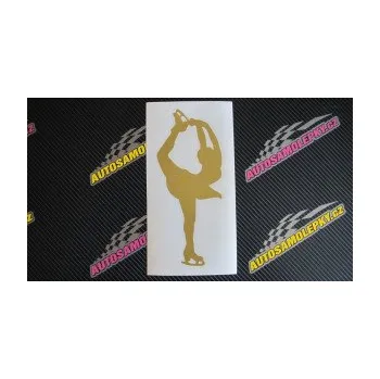 Polep vozidla Krasobruslení 003 pravá krasobruslařka (10 - červená) SAMOLEPKA NA AUTO, NÁLEPKA, FÓLIE, POLEP, TUNING, VLASTNÍ TEXT, TISK, AUTOSAMOLEPKY.cz, POLEPY, OBRÁZEK, LOGO, 3D STICKERS