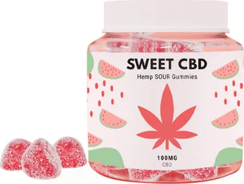 CBD Sweet CBD Gumídci vodní meloun 100 mg 60 g