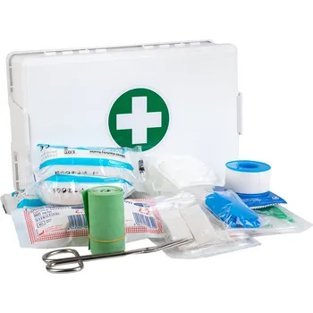 Lékárnička Vybavená lékárnička VISUAL II BÍLÁ pro firmy STANDARD (15 osob)