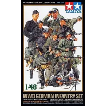 Modelářství WWII German Infantry Set (Tamiya 1:48)