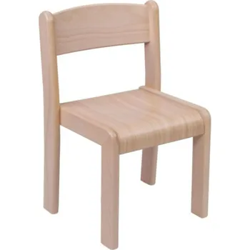 Jídelní židlička Dřevěná židlička - umakartový sedák BUK