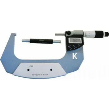 Měřicí přístroj KMITEX Mikrometr třmenový digitální s výstupem dat IP65 125-150mm