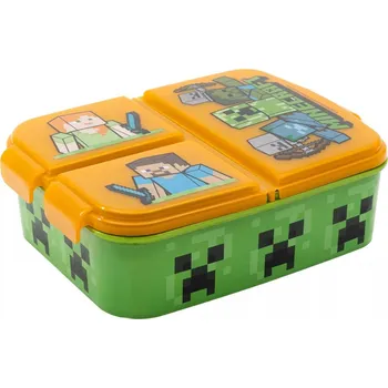 Svačinový box STORLINE Multi box na svačinu MINECRAFT 19,5 x 16,5 x 6,7