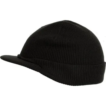 Pokrývka hlavy Kulich s kšiltem - černý (Army a maskáčové oblečení - zimní čepice a kulichy. Kulich s kšiltem je obdobou populárního " WATCH CAPU ". )