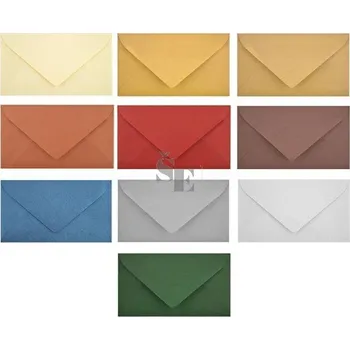 Obálka Obálka barevná metal 58x100mm mix 100ks 190021