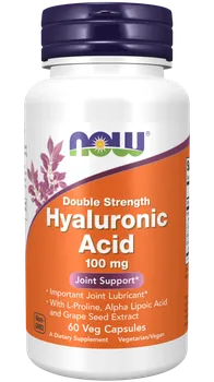 Přírodní produkt Now Foods Hyaluronic Acid 100 mg 60 cps.
