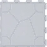 Šedá plastová terasová dlažba FatraStep Stoneris - 30 x 30 x 1,4 cm - 9 ks