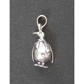 Přívěsek Pohyblivý tučňák - stříbrný přívěsek