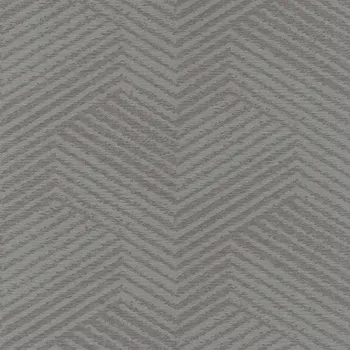 Tapeta Geometrická metalická hnědo-šedá vliesová tapeta EE2103, Elementum, Grandeco