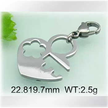 Přívěsek Srdce - varianta 11 - ocelový přívěsek