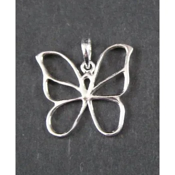 Přívěsek Motýlek - stříbrný přívěsek / přívěsek ze stříbra