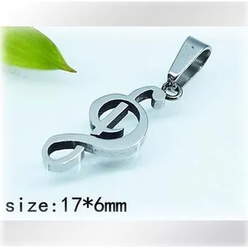 Přívěsek Malý ocelový houslový klíč - přívěsek