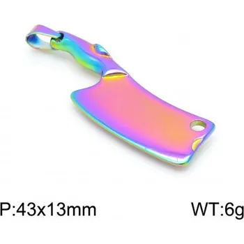 Přívěsek Sekáček na maso - ocelový přívěsek