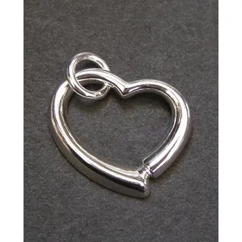 Přívěsek Srdce - varianta 4 - stříbrný přívěsek