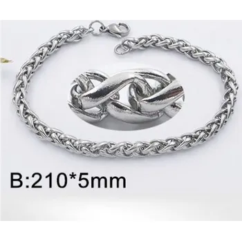 Řetízek Ocelový náramek 210x5mm
