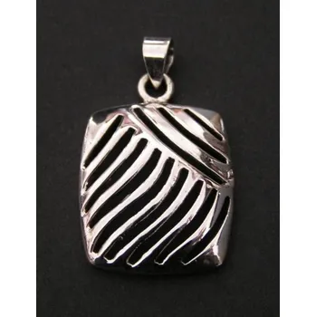 Přívěsek Obdélník - stříbrný přívěsek