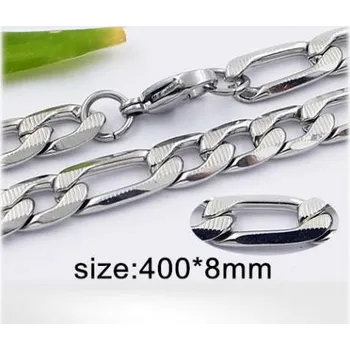 Řetízek Ocelový náhrdelník - Hmotnost: 34.7g, 400x8mm