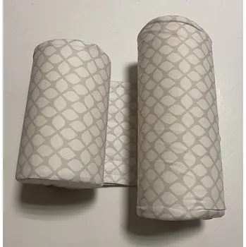 Příslušenství pro dětskou postel a kolébku SIM polohovací válečky Listy/Světle Béžová