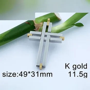 Přívěsek Moderní hranatý kříž