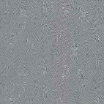 Tapeta Geometrická vliesová tapeta šedá s metalickými odlesky MU3007 Muse, Grandeco