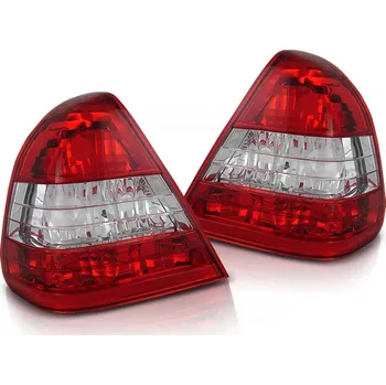 Zadní světlomet Tuning Tec Zadní světla MERCEDES W202 C-KLASA 06.93-06.00 červeno-bílé