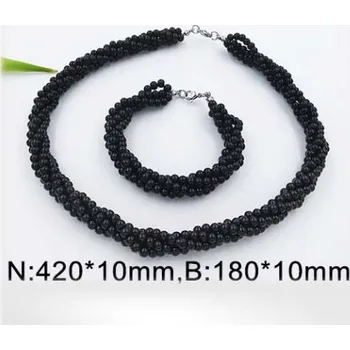 Řetízek Ocelový set - náhrdelník 42cm a náramek 18cm