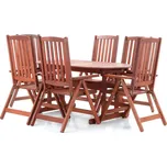 Sestava zahradního nábytku VeGA MERANTI PARIS SET6 dřevěná