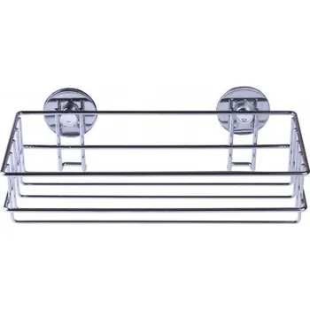 Drátěná polička na nalepení, 25,5 × 11,6 × 7 cm