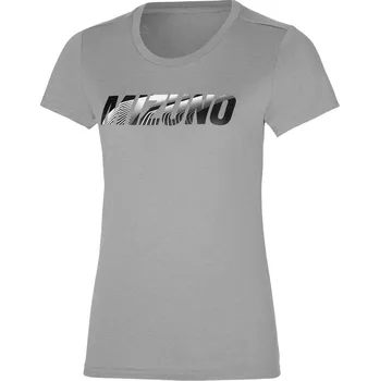 Dámské tričko Dámské sportovní tričko Mizuno Graphic Tee / Gray Velikost: XS